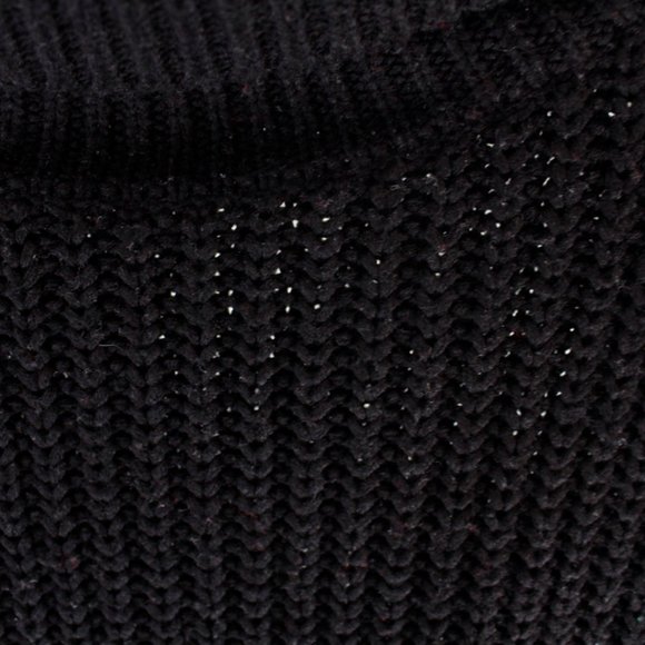 Rut & Circle Chunky Black Knit Turtleneck Sweater - Picture 3 of 4